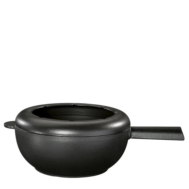 Caquelon SAAS-FEE schwarz matt 20 cm