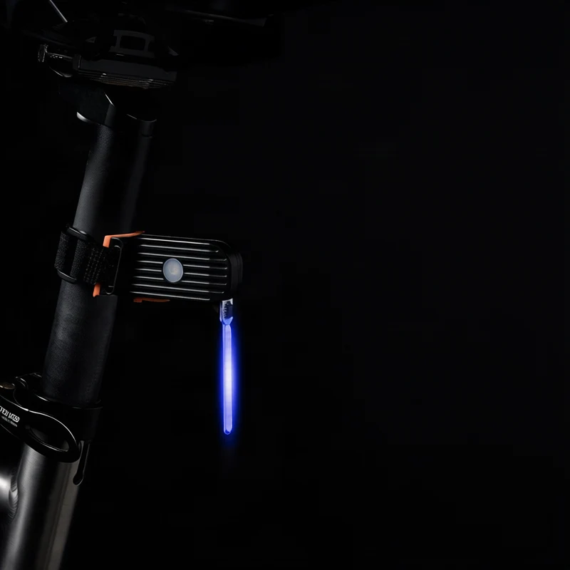Fahrrad-Rücklicht mit Fließlicht-Effekt, USB-C