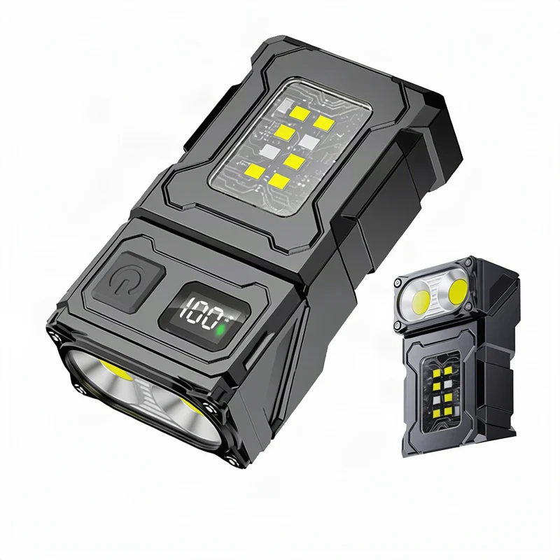 Tragbare USB-Taschenlampe mit Magnethalter