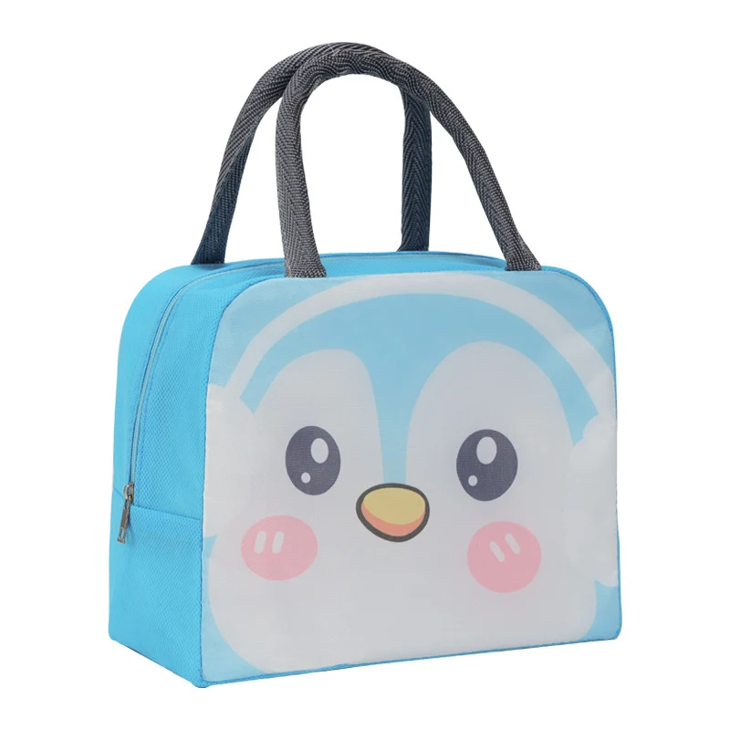 Spaß-Pinguin-Themen-Isolierte Lunch-Tasche