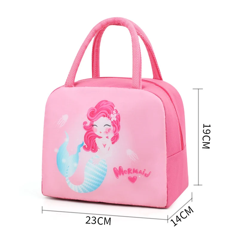 Meerjungfrauen-Themen Isolierte Lunch Tasche
