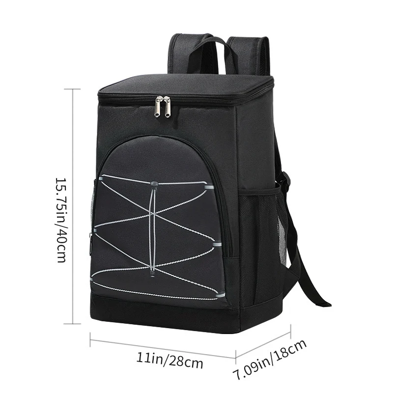 Isolierte Mehrfach-Fach Lebensmittelträger-Rucksack