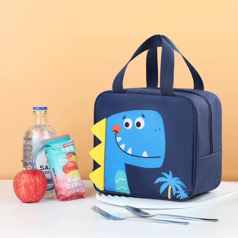 Isolierte Dinosaurier-Themen-Lunch-Tasche