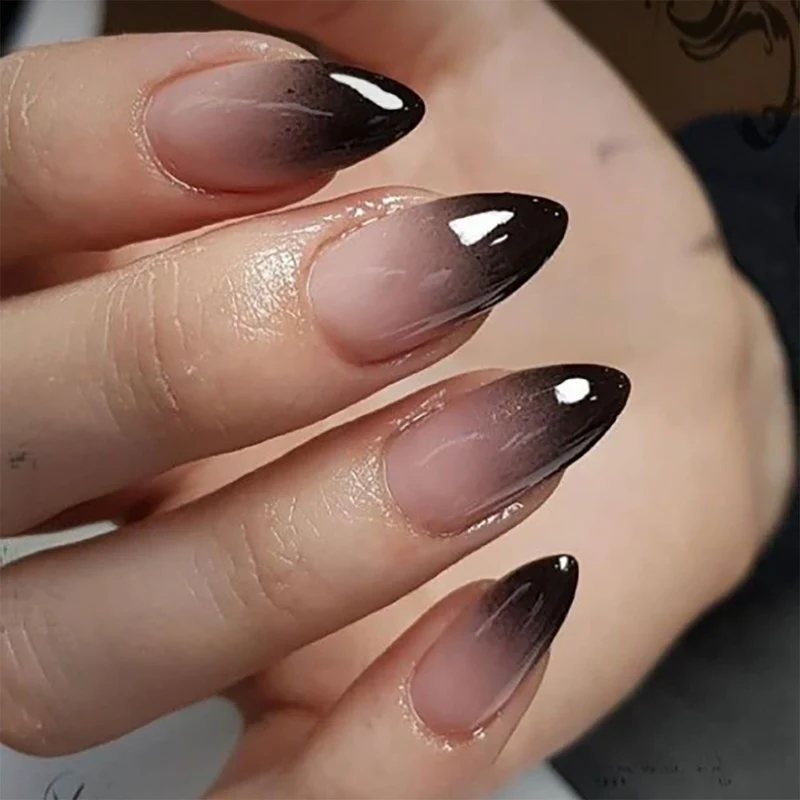 Künstlerische Ombre Stiletto Press-On Nägel Karnz 1789085734