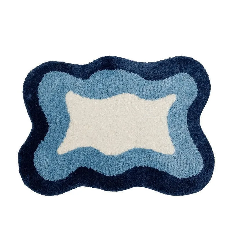 Abstract geformter Bereich Teppich Karnz