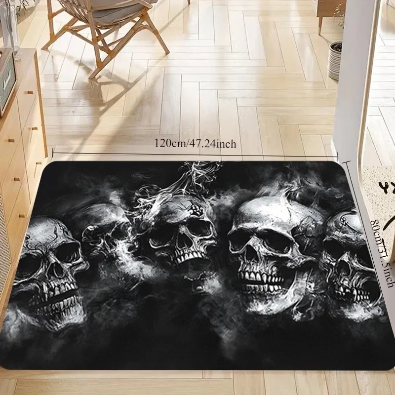 Künstlerischer Skull-Themen-Teppich Karnz