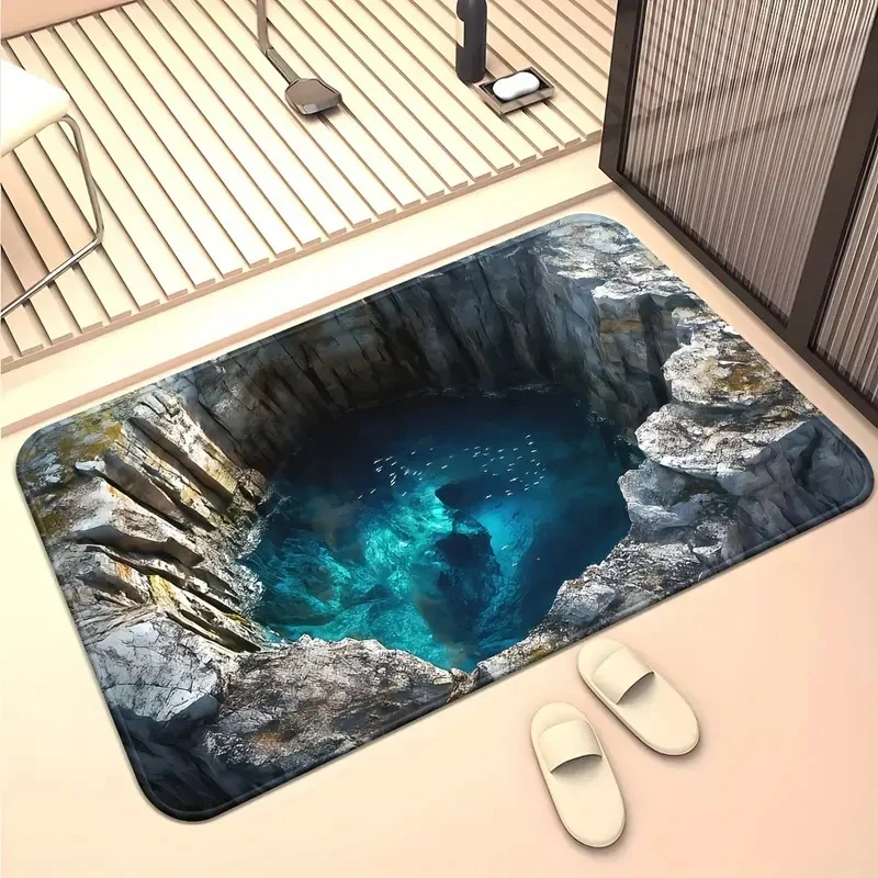 Aquatische Thema Badezimmermatte Karnz