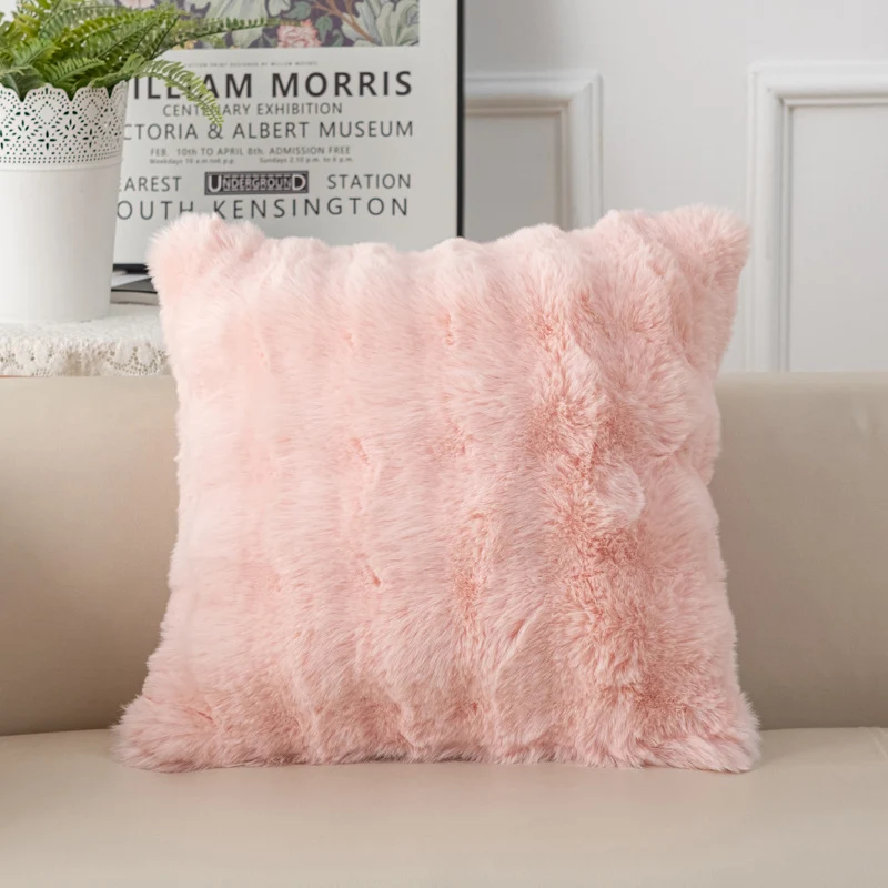 Luxuriöses Faux Fur Dekokissen