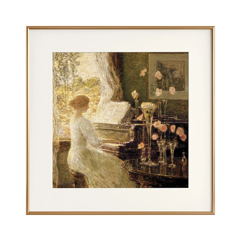 Eingerahmte Vintage Musikalische Kunstwerke