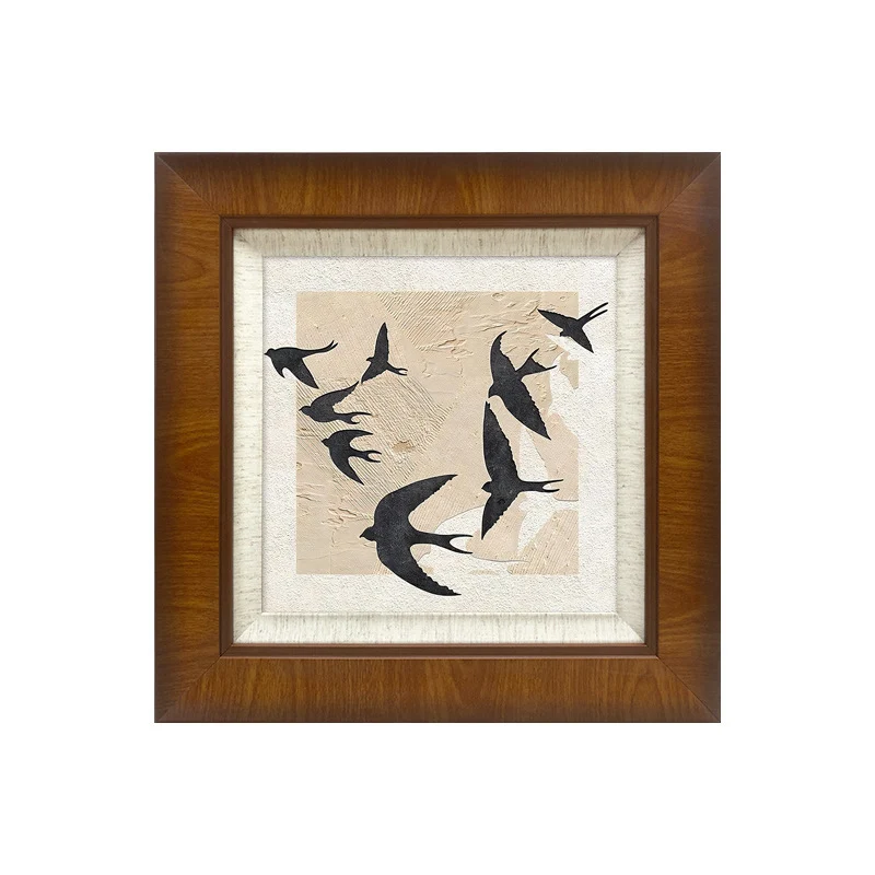 Ingeliëerd Künstlerische Vogel Wanddekoration