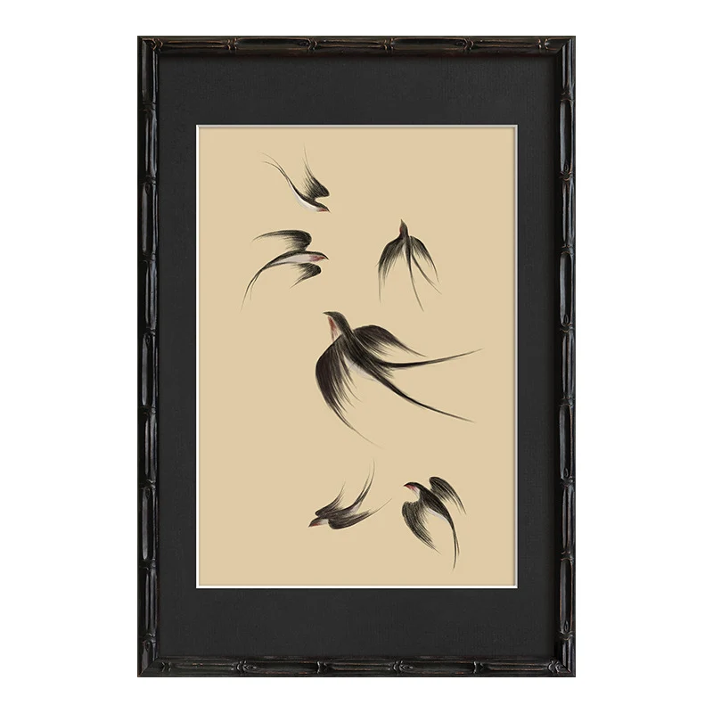 Dekorative Vogel Gerahmte Kunstwerke