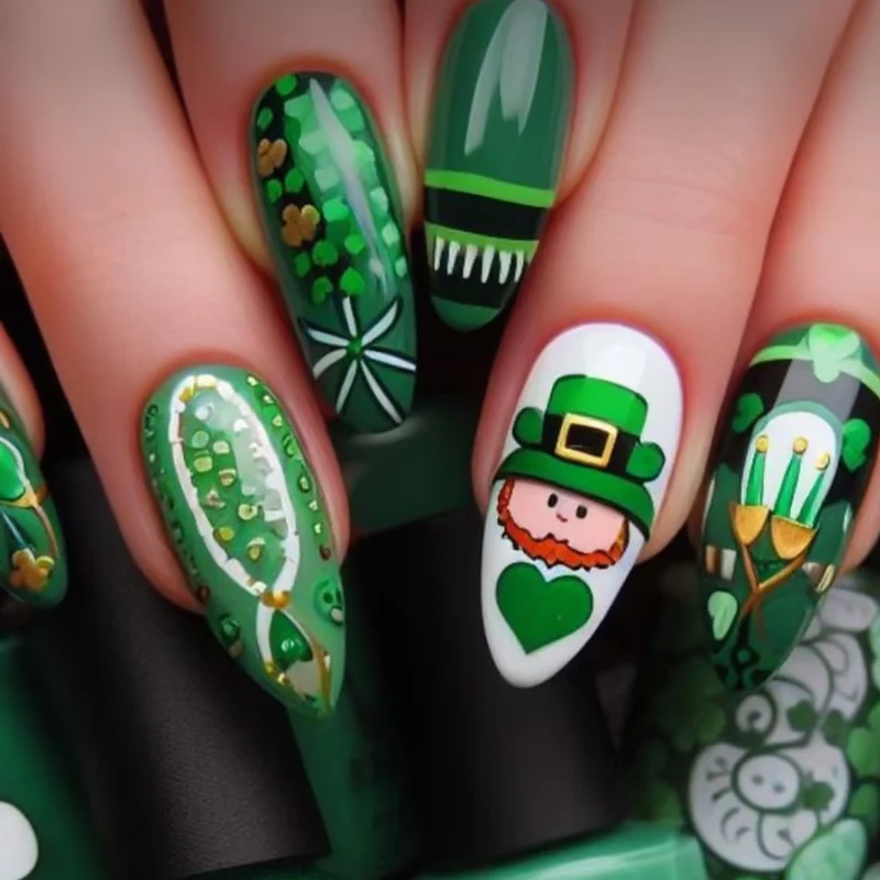 Nagelkunst Kit mit Themen-Design Karnz
