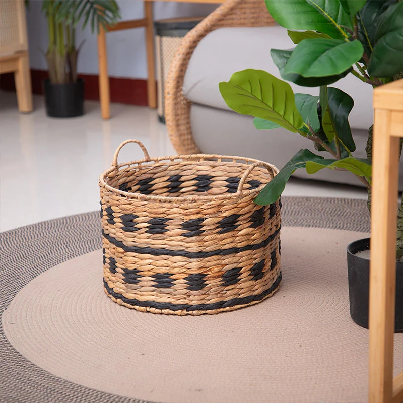 Woven Storage Basket with Handles Karnz