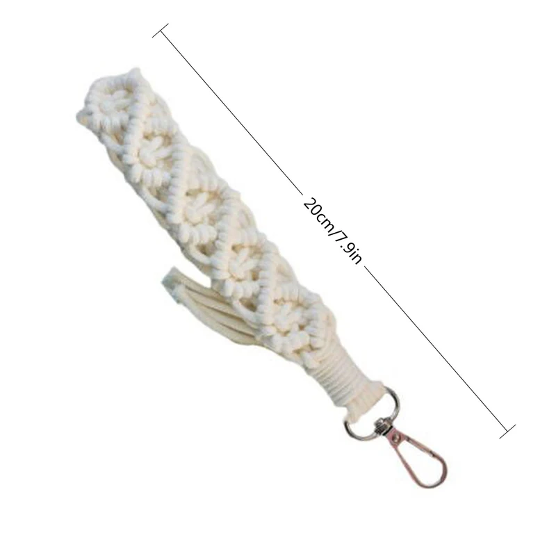 Macrame Schlüsselanhänger Halter Karnz