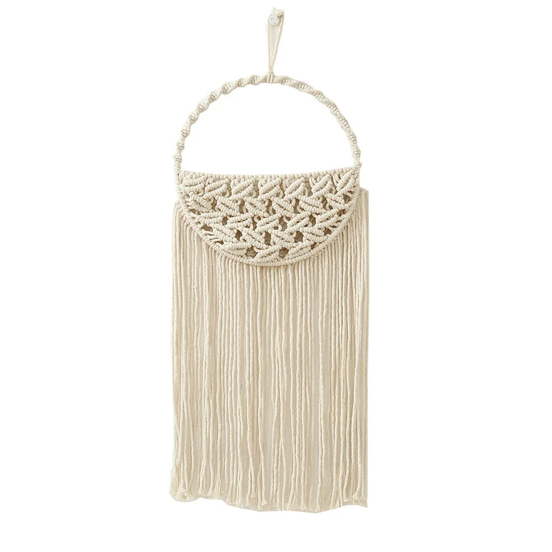 Macramé Wandbehang Dekor mit Fransen-Details Karnz