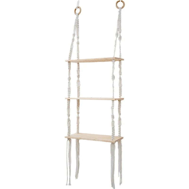 Macrame Floating Shelf Organizer Karnz