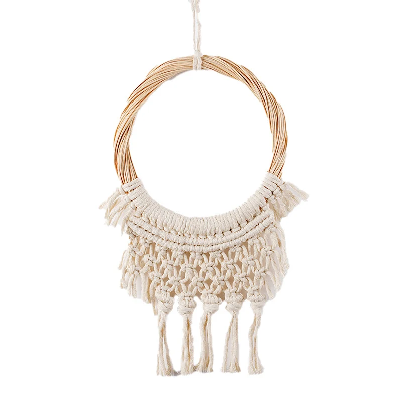 Macramé Dekorative Runde Wandbehang Karnz