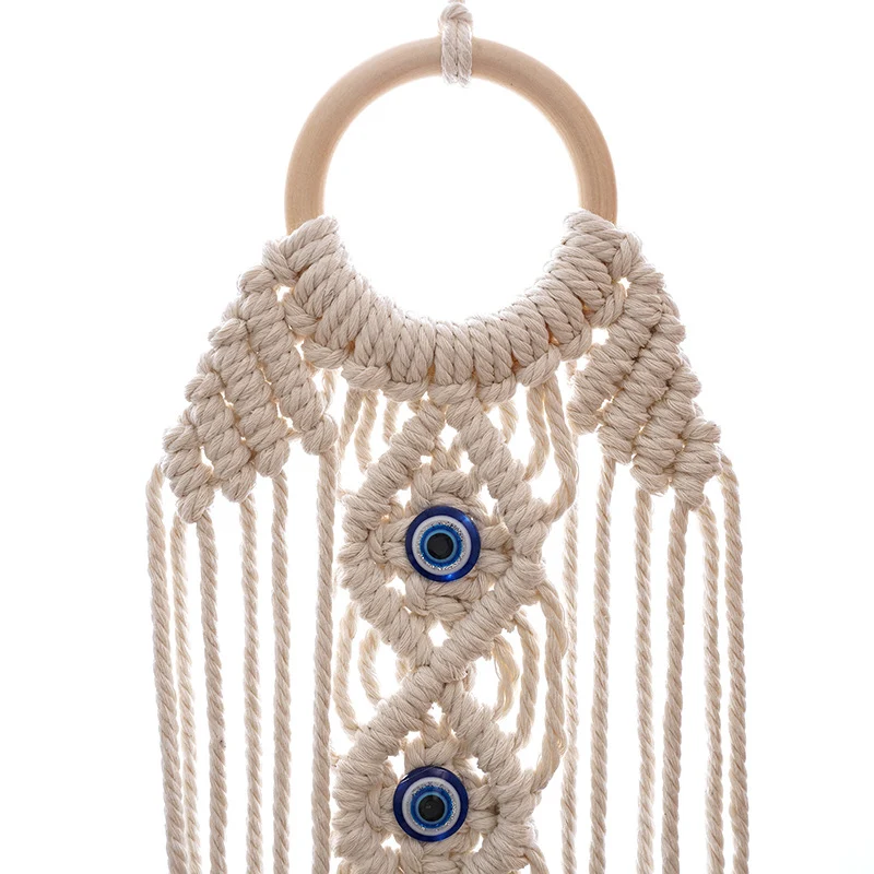 Dekorative Macramé Wandbehängung Karnz