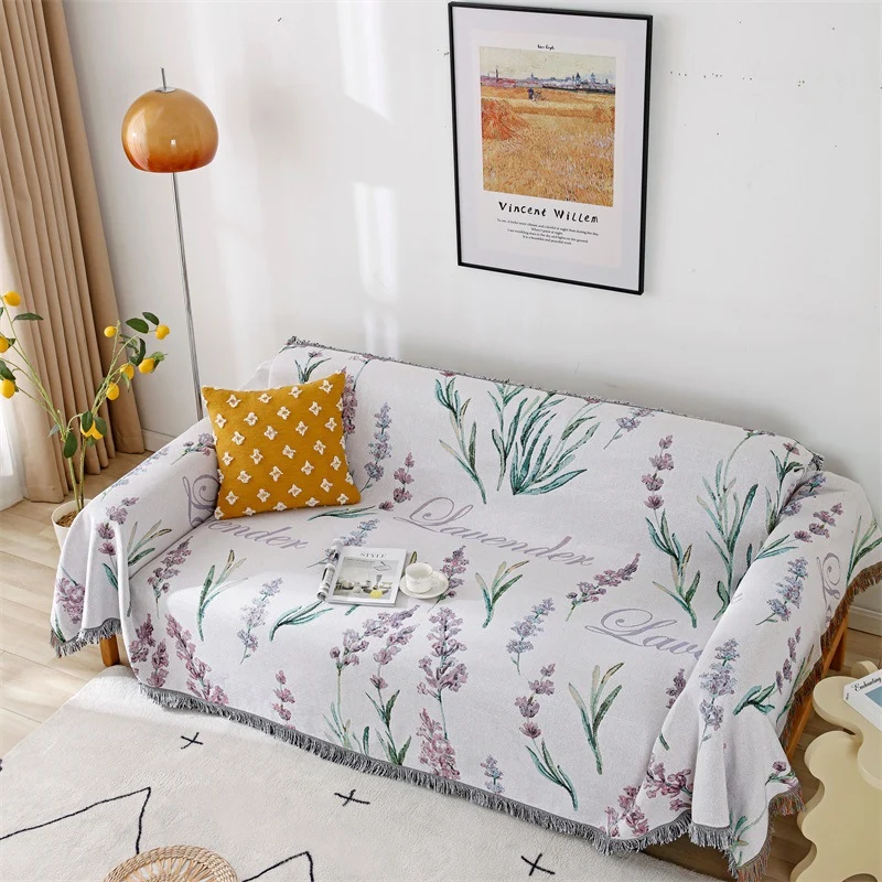 Blumenmuster Sofa Werfen Decke