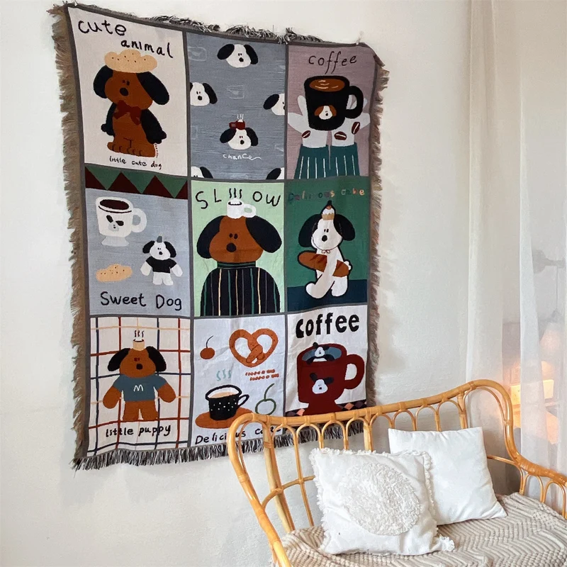 Niedlicher Tier-Themen Dekorations-Teppich