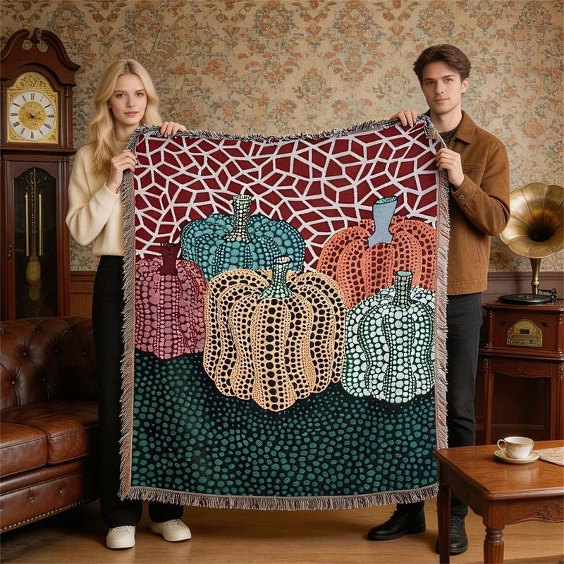 Gemütliche dekorative Halloween-Wurfdecke