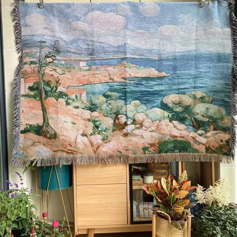 Künstlerisches Wandteppich-Wurfdecke