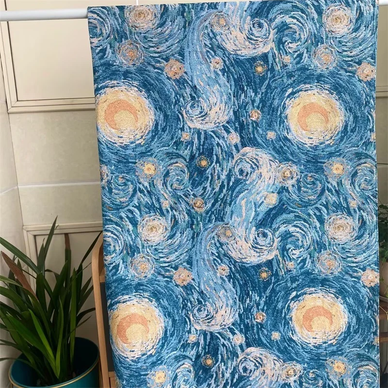 Künstlerische Sternennacht Wandteppich Decke