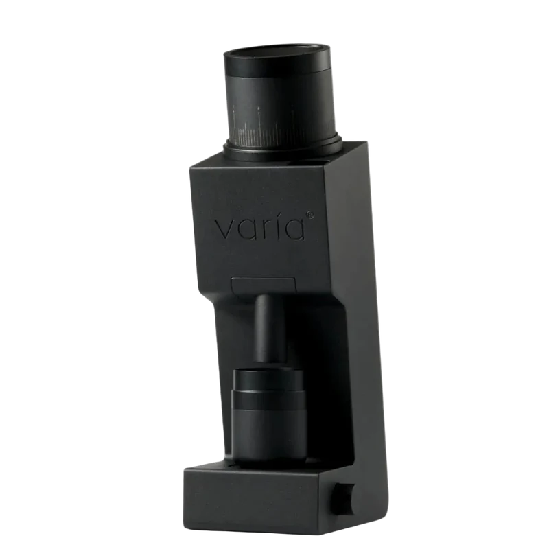 Varia VS6 Kaffeemühle Schwarz – Single Dosing Mühle für Espresso und Filterkaffee