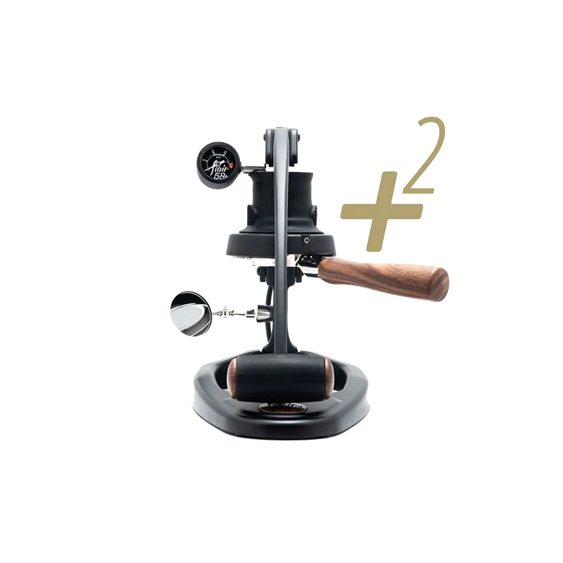 Flair 58 Plus 2 Manuelle Espresso-Handhebelmaschine | Integrierter Preheat-Controller | Walnuss