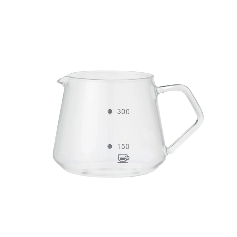 Glas-Kaffeekanne mit 400 ml Fassungsvermögen