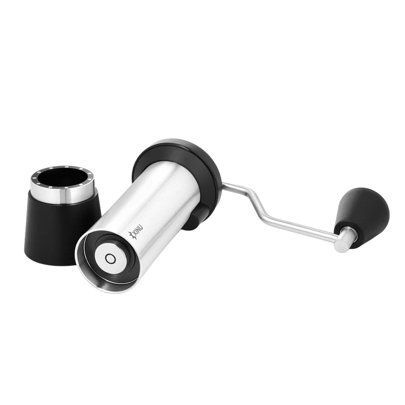 Kinu M47 Rebel Edelstahl Präzisions-Handmühle für Espresso mit Case