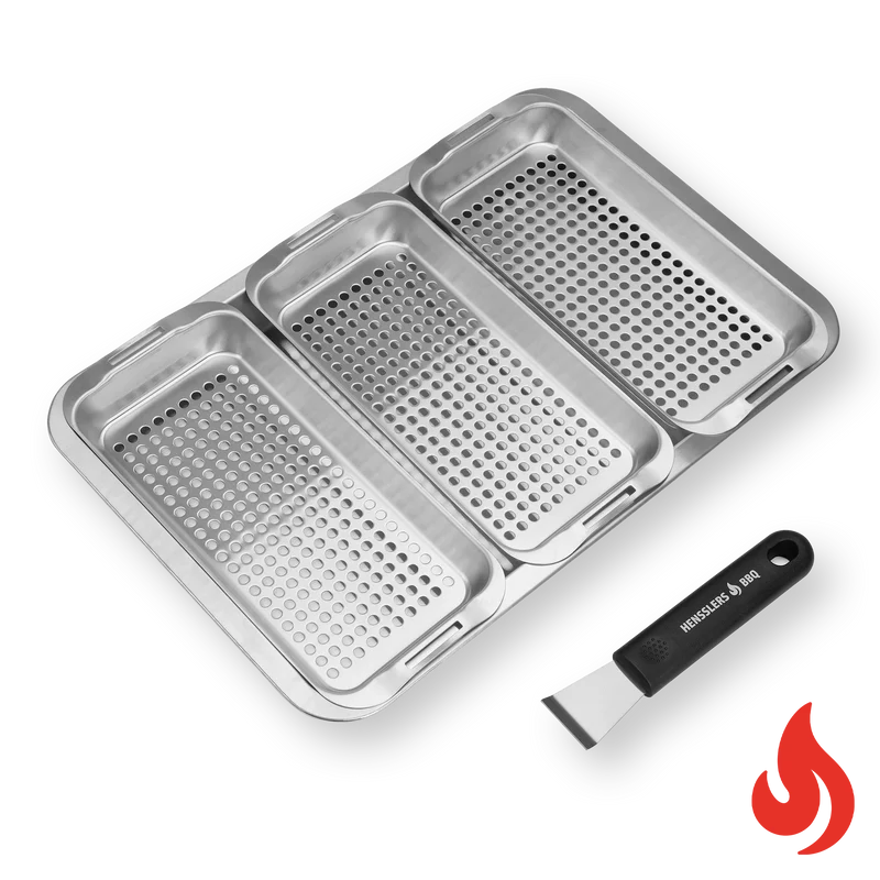 HENSSLERS Grillkorb Set
