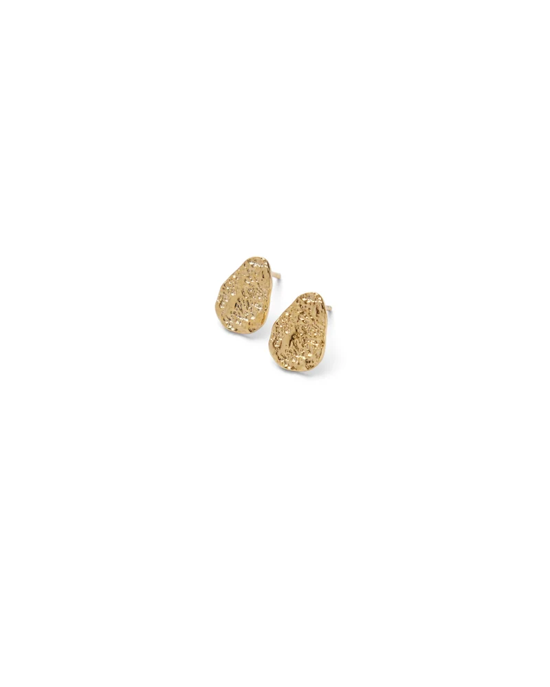 Nature Ohrstecker – gold