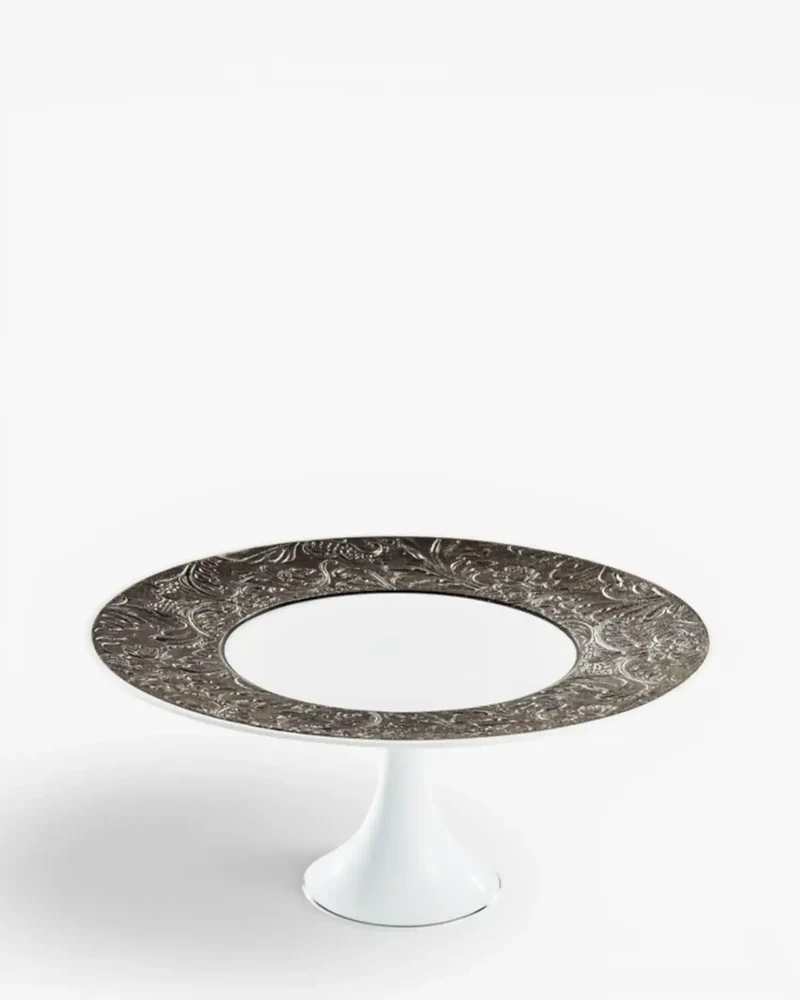 Raynaud Italian Renaissance petit four stand in Limoges porcelain