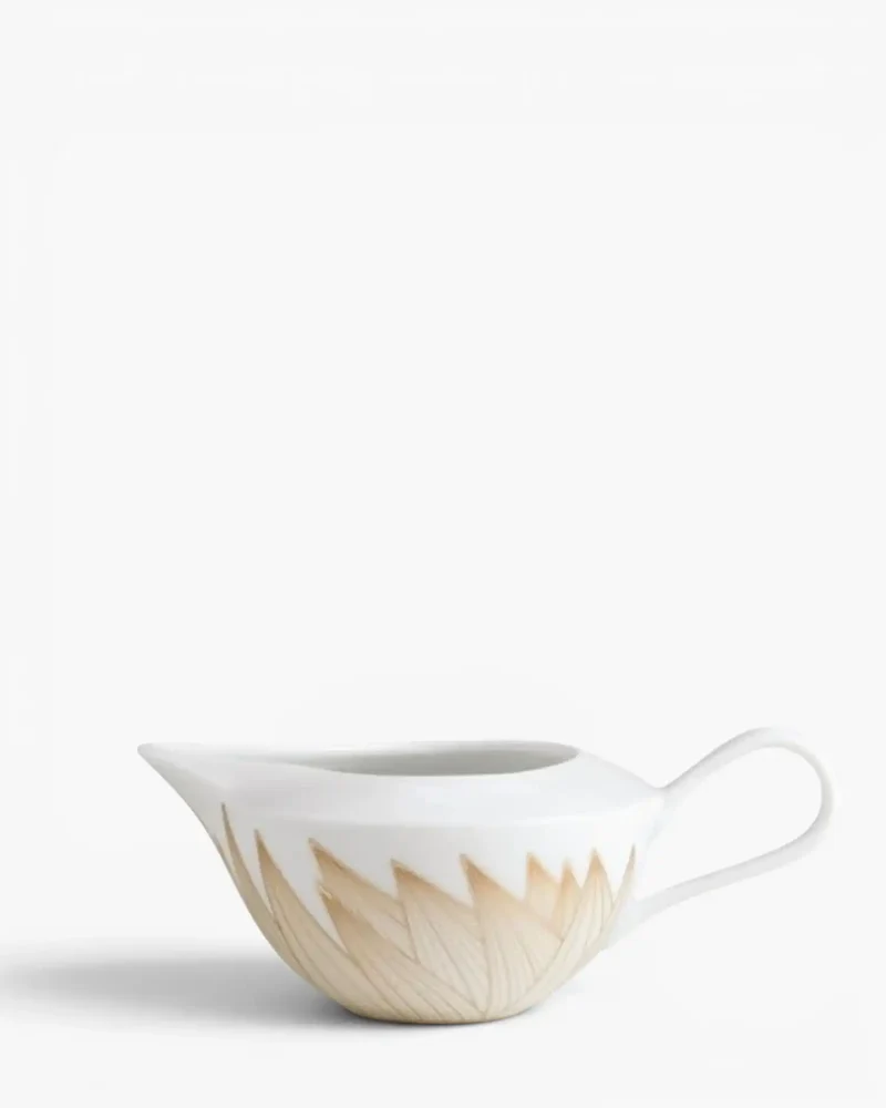 Raynaud Phénix creamer in Limoges porcelain with gold decoration