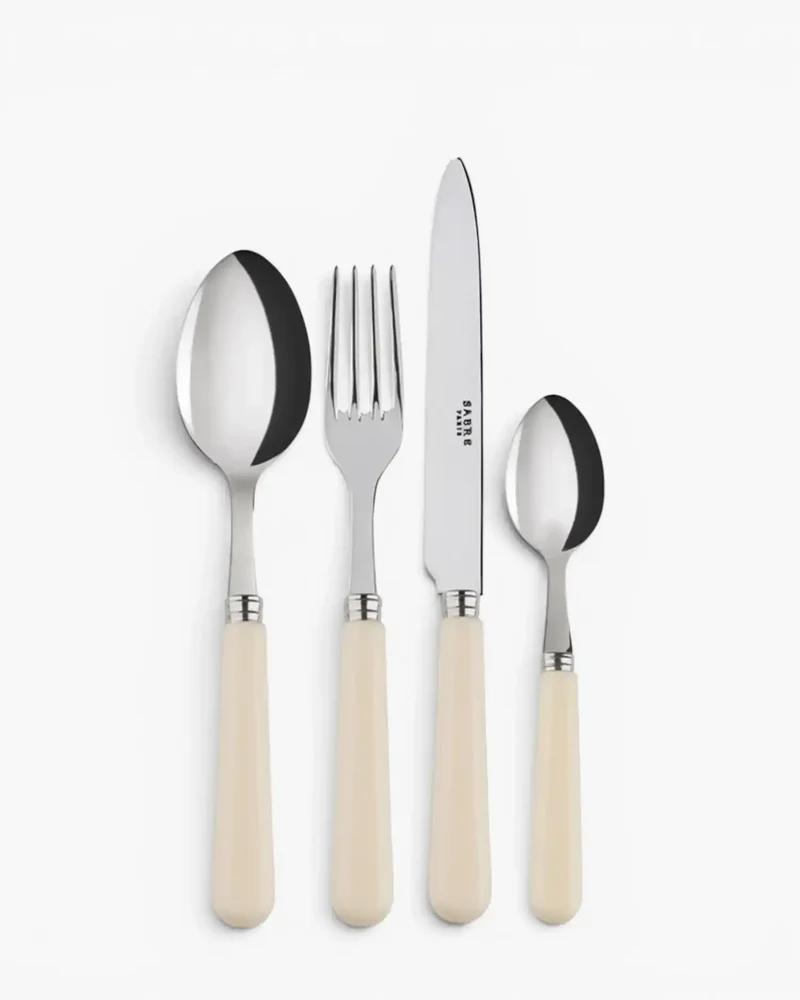 Sabre Paris Pop 24-piece stainless steel cutlery set with acrylic handles