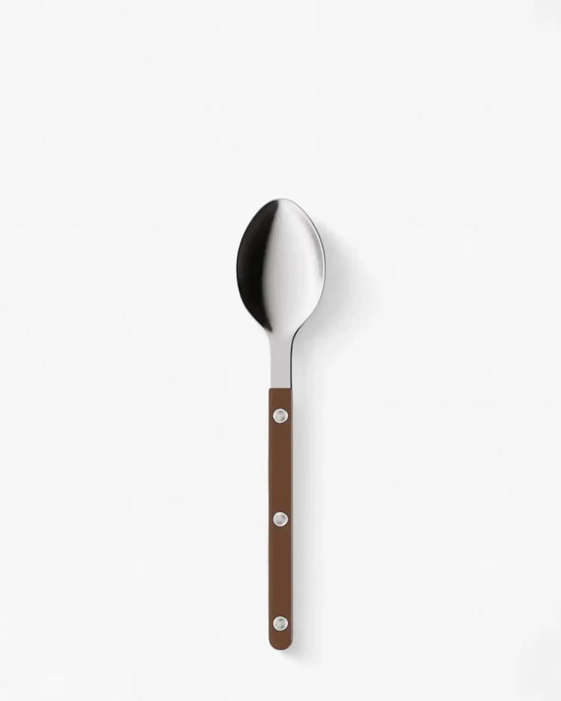 Sabre Paris Bistrot Shiny stainless steel dessert spoon with nylon handle
