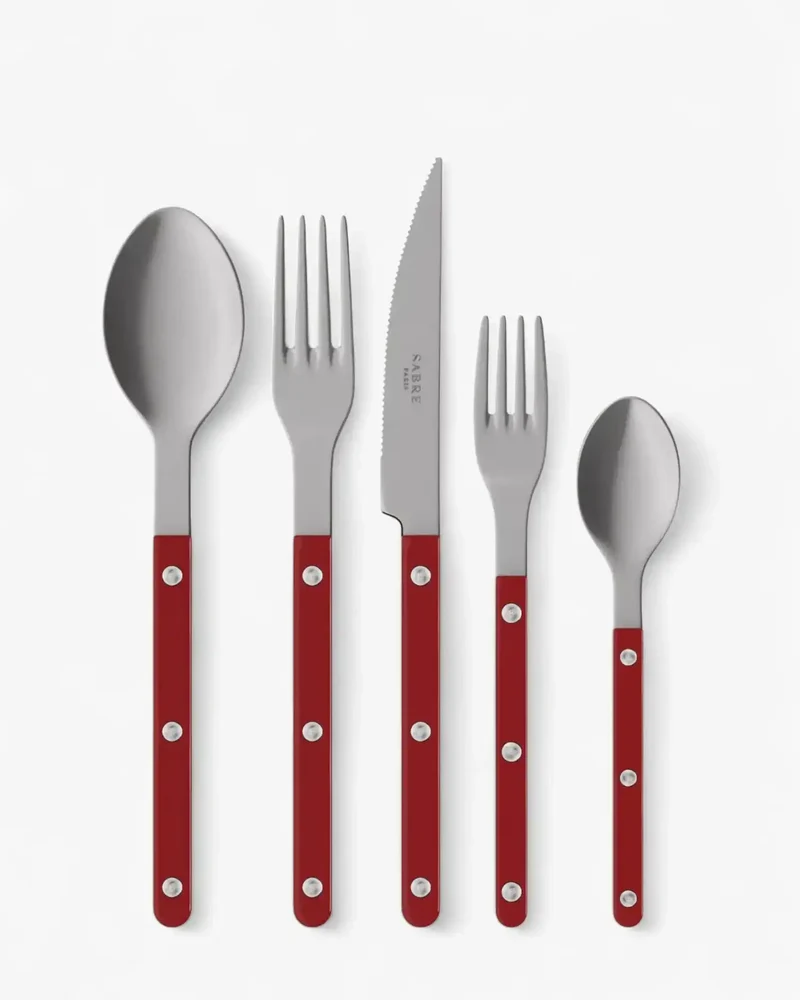 Sabre Paris Bistrot Vintage 5-piece stainless steel cutlery set with nylon handles