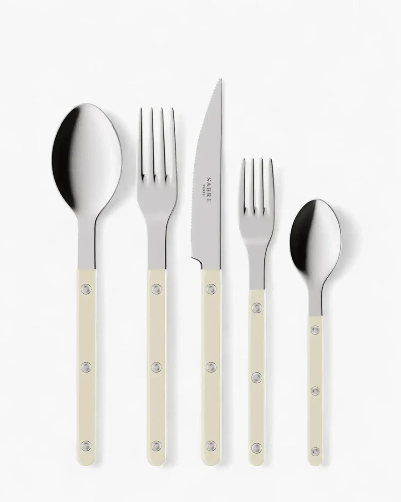 Sabre Paris Bistrot Shiny 5-piece stainless steel cutlery set with nylon handles