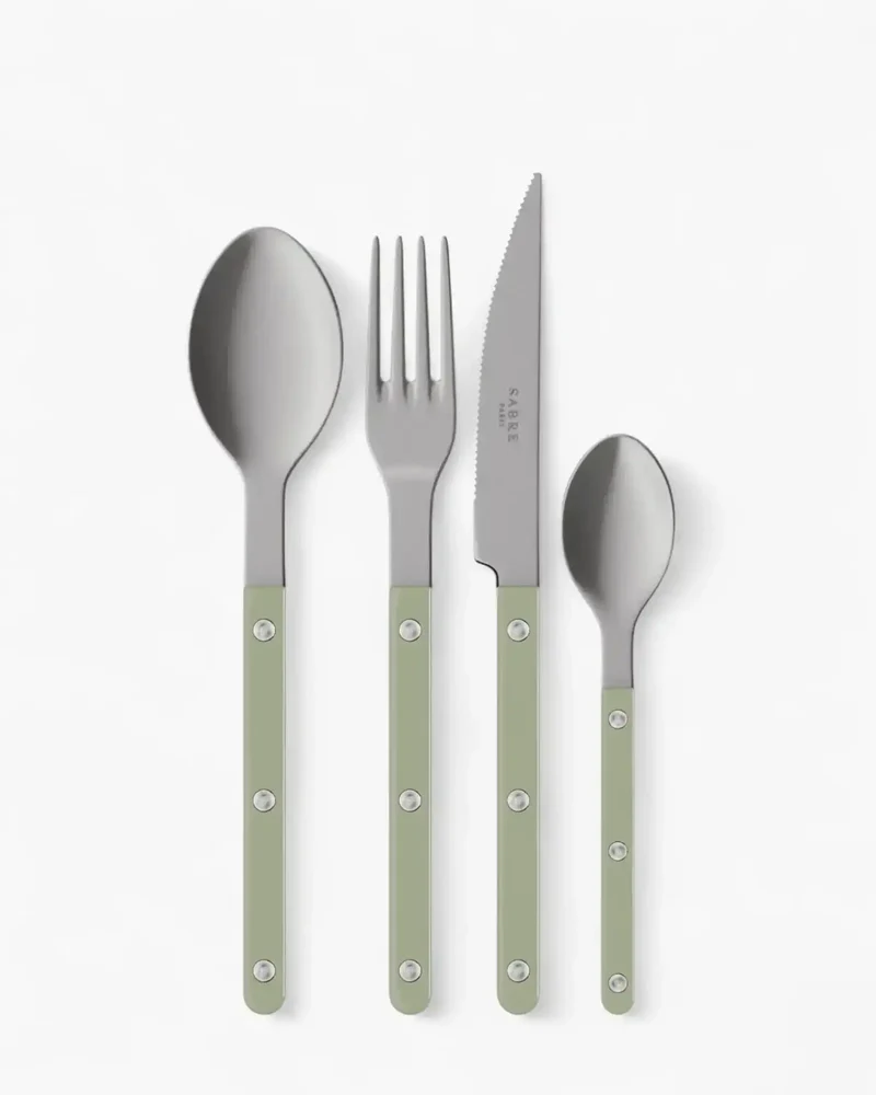 Sabre Paris Bistrot Vintage 24-piece stainless steel cutlery set with nylon handles