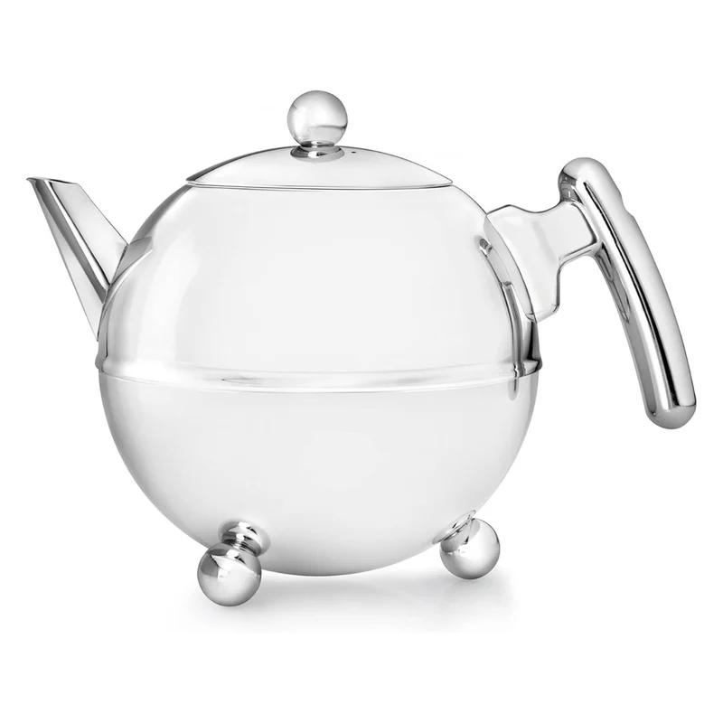 Tetera redonda de acero inox de doble pared 1,2 l Duet® Bella Ronde Bredemeijer