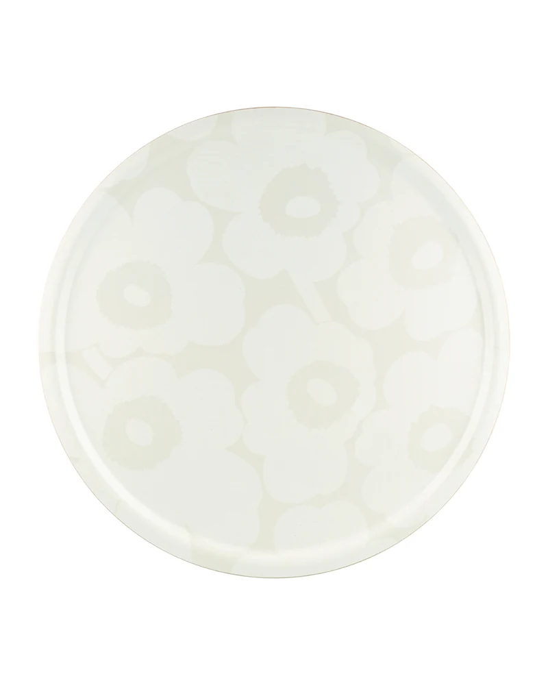 Tablett UNIKKO - Weiß (Ø 65 cm)