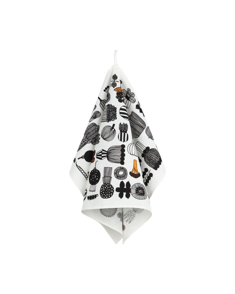 Geschirrtuch Puutarhurin parhaat - Black / Orange