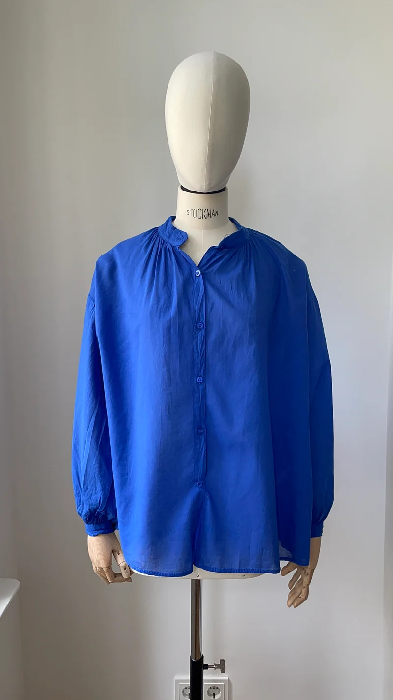 Sommerbluse - blau