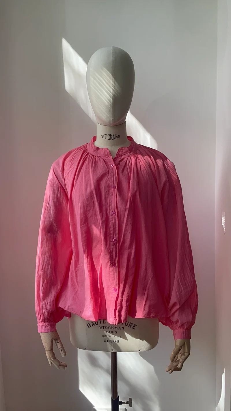 Sommerbluse - pink