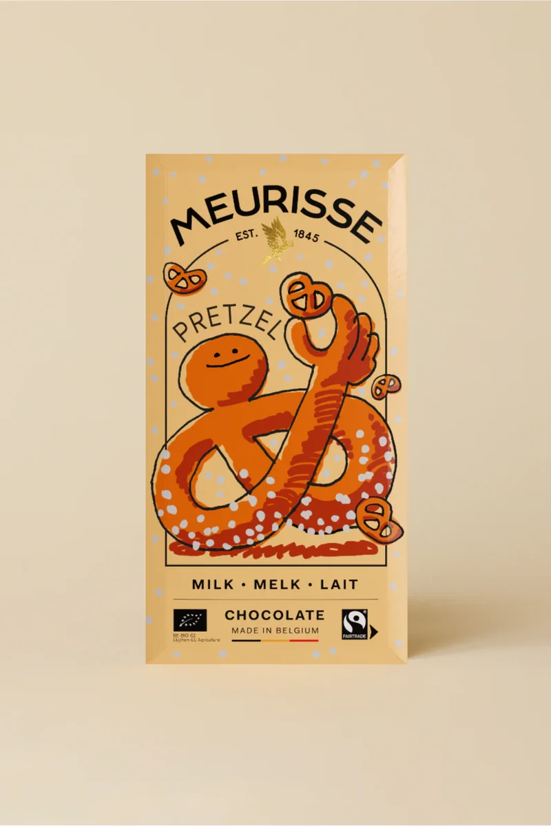 Vollmilchschokolade mit Brezeln - 100 g