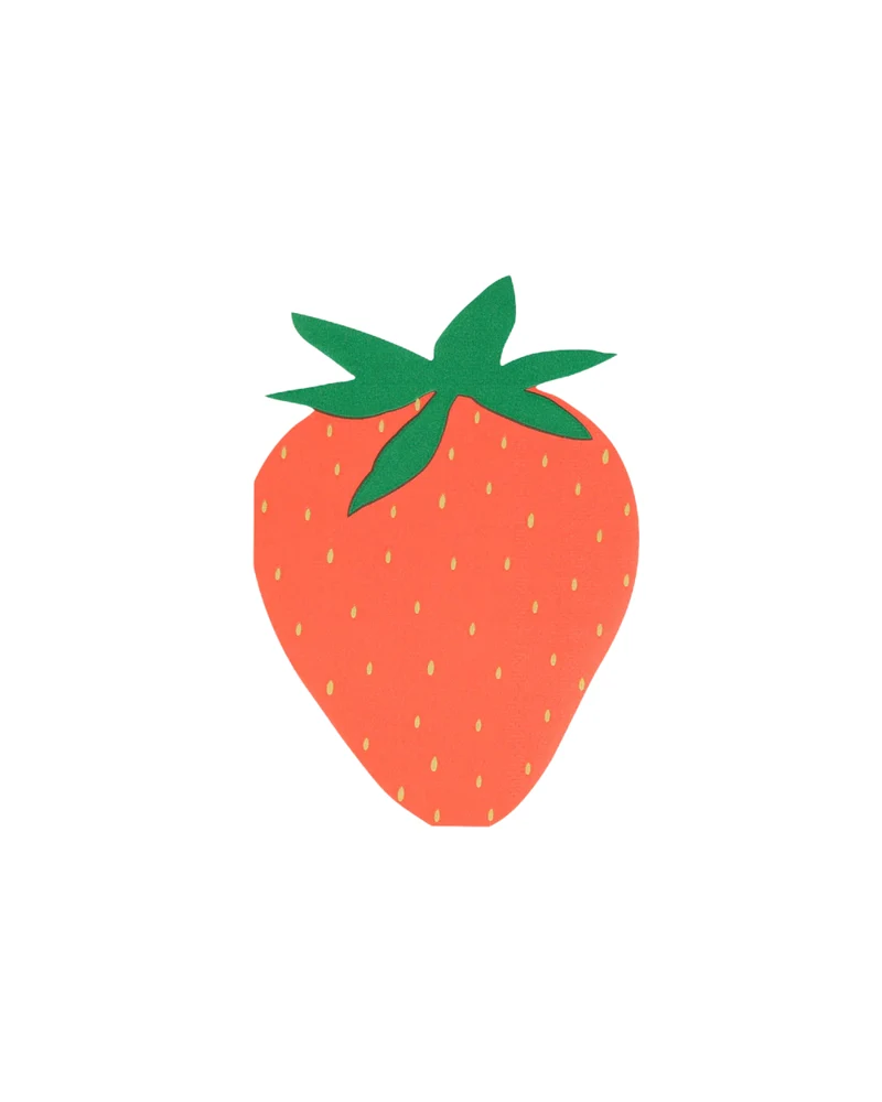 Servietten Erdbeeren 16 Stk.