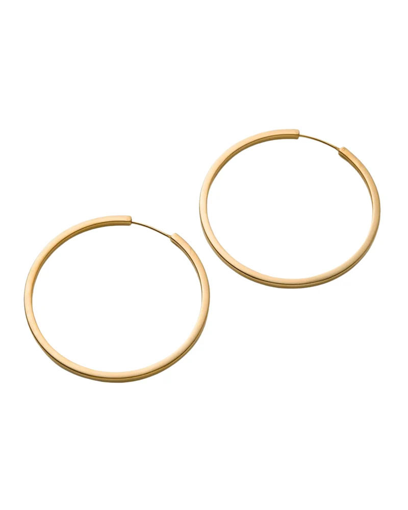 Hoops Large Circle Line - gold