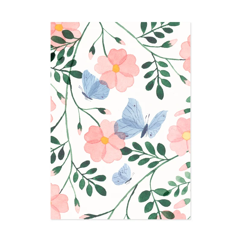 Postkarte - Wild Rose
