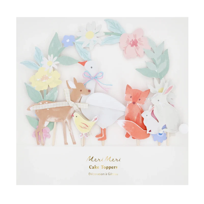 Cake Topper Little Animals